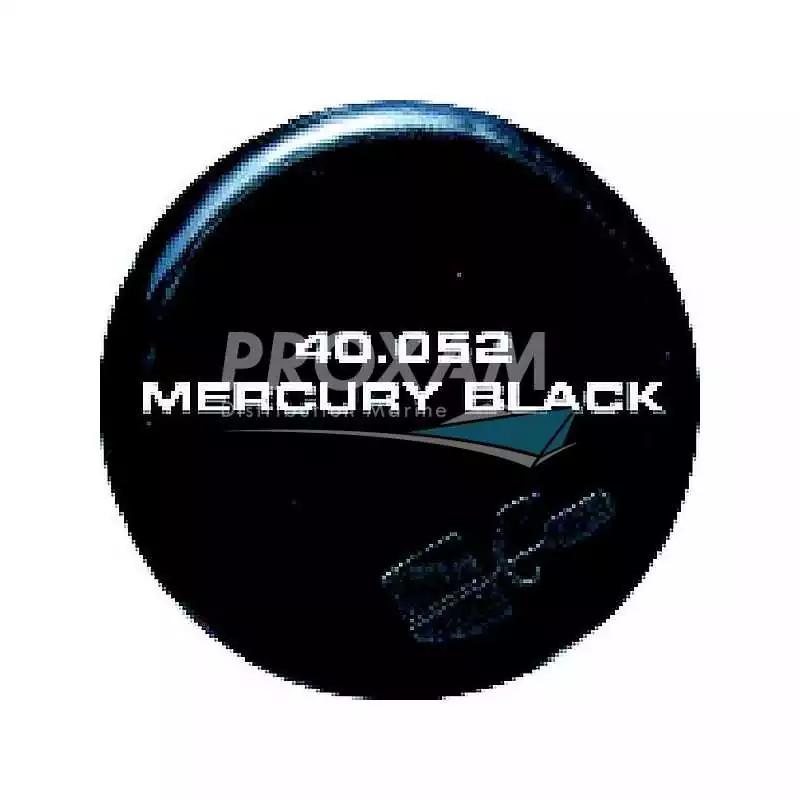 Aérosol peinture marine hors bord Mercury noir brillant 400ML