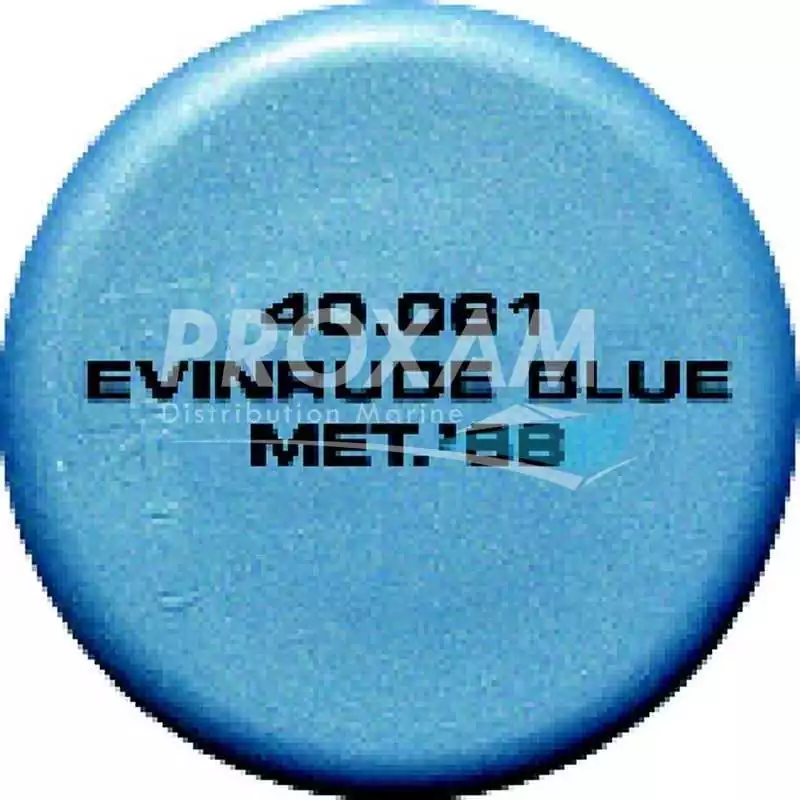 Aérosol peinture marine hors bord Evinrude bleu métal 88 400ML