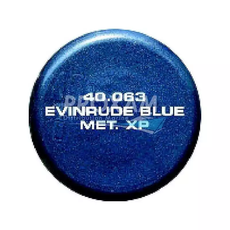 Aérosol peinture marine hors bord Evinrude bleu métal XP 400ML