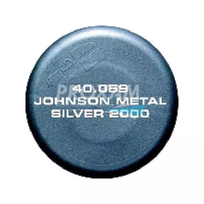 Aérosol peinture marine hors bord Johnson silver métal 400ML