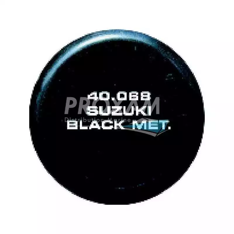 Aérosol peinture marine hors bord Suzuki noir métal 400ML
