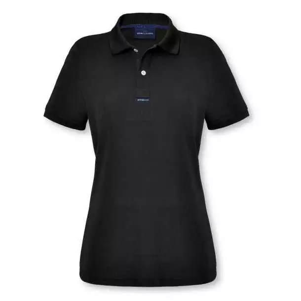 Polo Dri-Fast femme noir Henri Lloyd