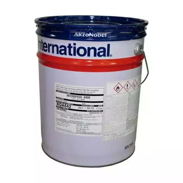 Antifouling matrice semi-dure Interspeed 6400 Rouge 5L