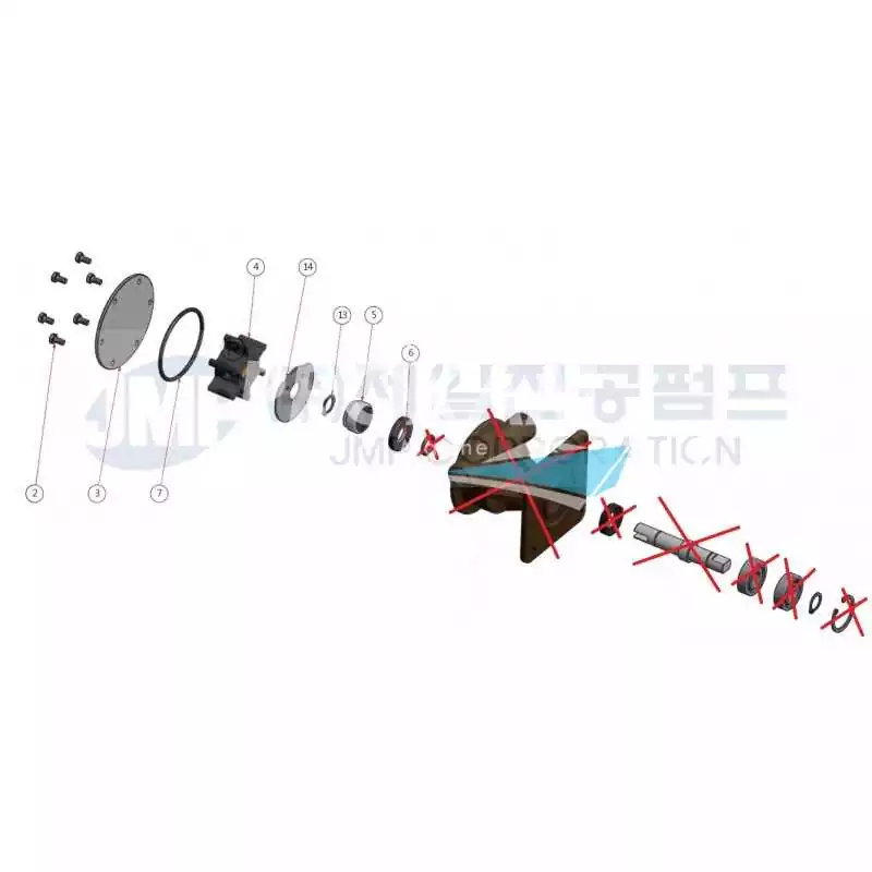 Kit mineur pour pompe JPR-WB08IP