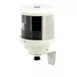 Feu de poupe 25W montage latéral boitier blanc ampoule non fournie