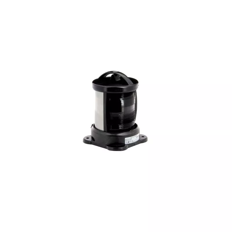Feu de poupe montage sur socle boitier noir ampoule non fournie Feu de poupe montage sur socle boitier noir ampoule non fournie