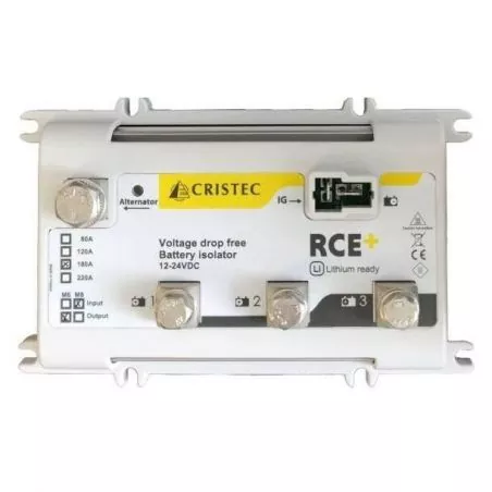 Répartiteur de charge électronique 180A entrée 1 M8 sorties 3 M8