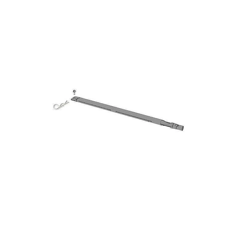 Brûleur avec vis et goupille pour barbecue rectangulaire Brûleur avec vis et goupille pour barbecue rectangulaire