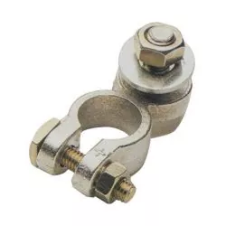 Cosse pour batterie diamètre 10mm² positif collier à écrou et rondelle