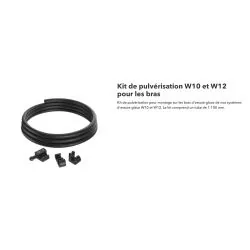 Kit gicleur montage sur le bras essuie-glace W10 W12 avec durite de 1100mm