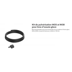 Kit gicleur pour montage sur bras essuie-glace W38 avec durite de 1100mm