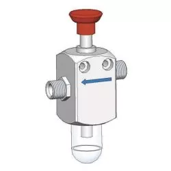 Détecteur de fuite à bulles avec tuyau 60cm G1/4 obligatoire depuis 2013