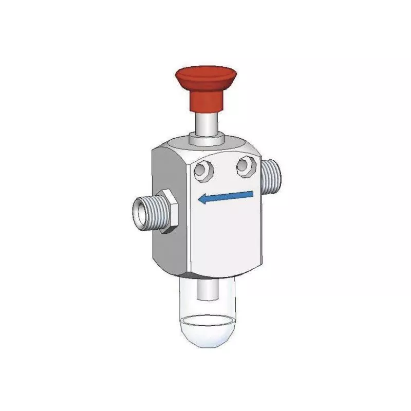 Détecteur de fuite à bulles avec tuyau 60cm G1/4 obligatoire depuis 2013