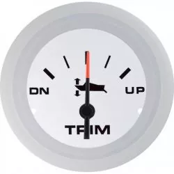 Indicateur de trim Johnson Evinrude Taille 52mm Blanc