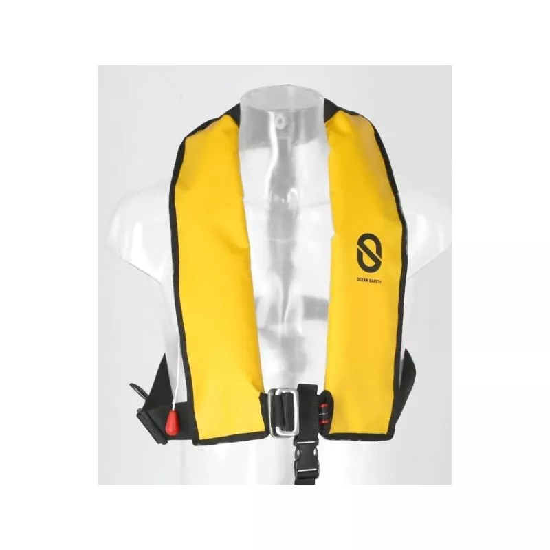 Gilet gonflable 170N XF auto avec harnais jaune pvc