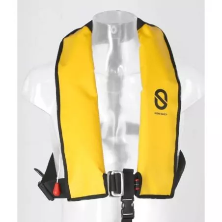 Gilet gonflable 170N XF auto avec harnais jaune pvc