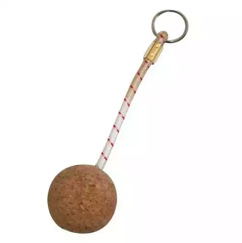 Porte cle flottant 'Boule de liege'