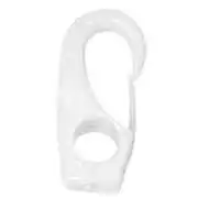 Mousqueton polyamide ( plastique) blanc 58 mm pour corde ø 8 mm