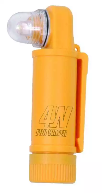 Lampe flash manuelle étanche pour gilets et vestes de quart