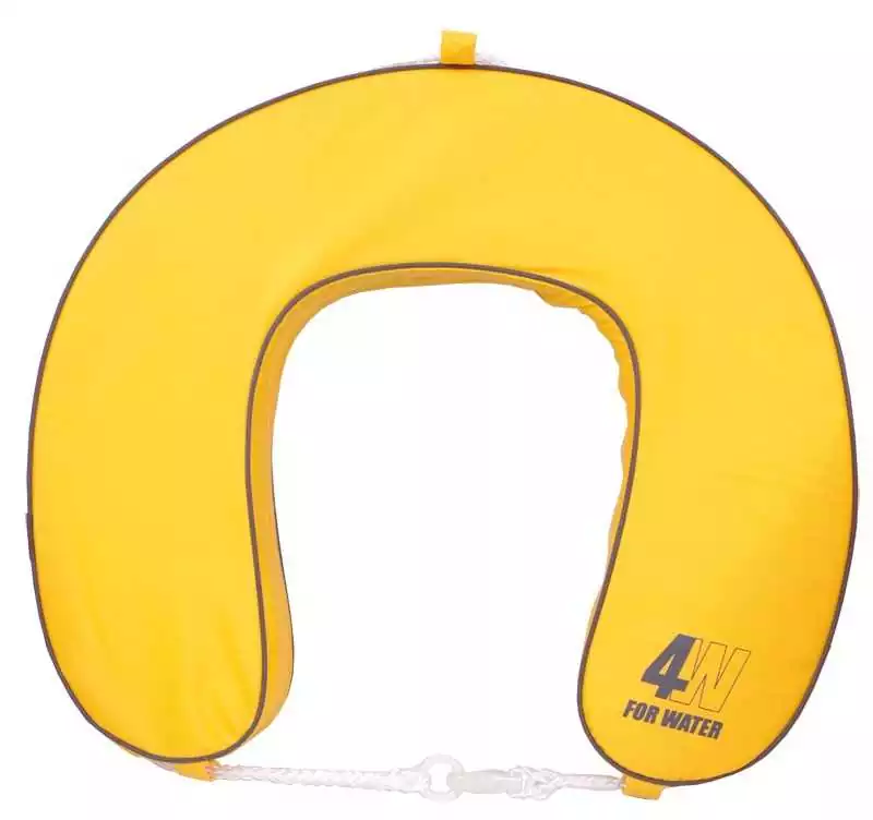 Bouée fer à cheval jaune