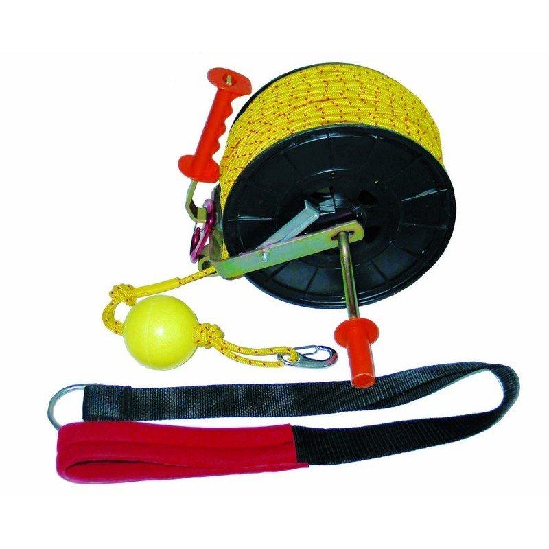 Installer un enrouleur de corde à linge