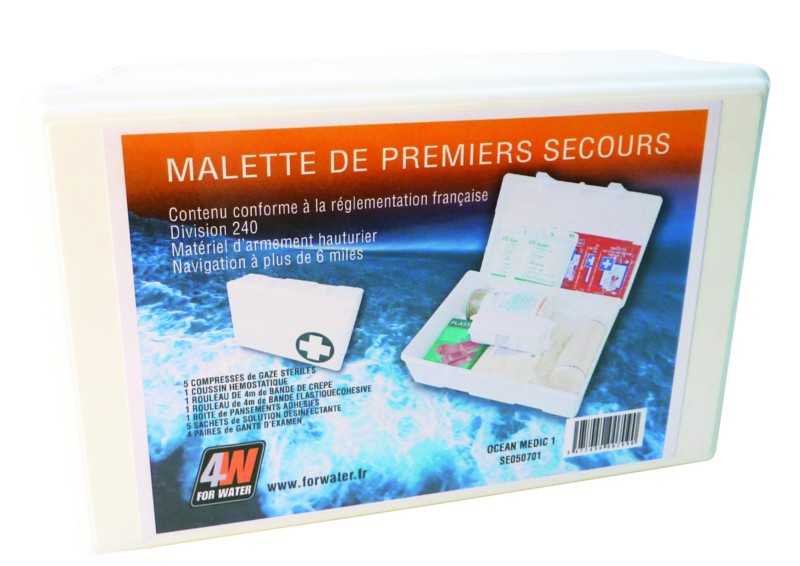 Mallette de premiers secours plus de 6 milles Semi-hauturière