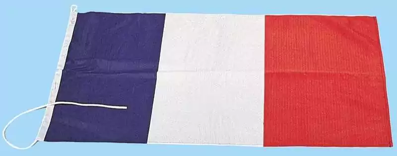 Pavillon Français pavillon national 30 X 45 cm