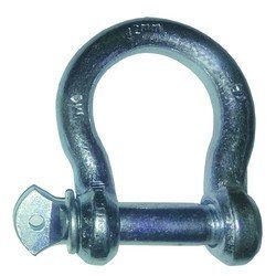 50 Manilles lyres galvanisées 6mm hauteur intérieure 24mm marquées CE charge 188Kg