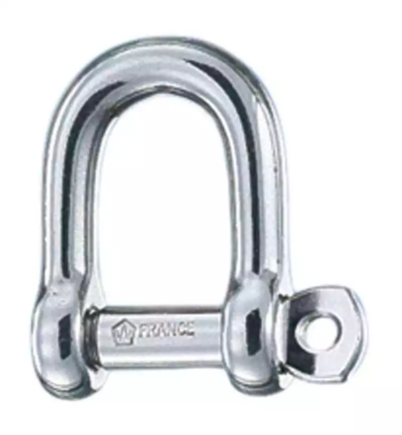 Manille autobloquante droite diamètre 4mm hauteur intérieure 13mm charge 320Kg