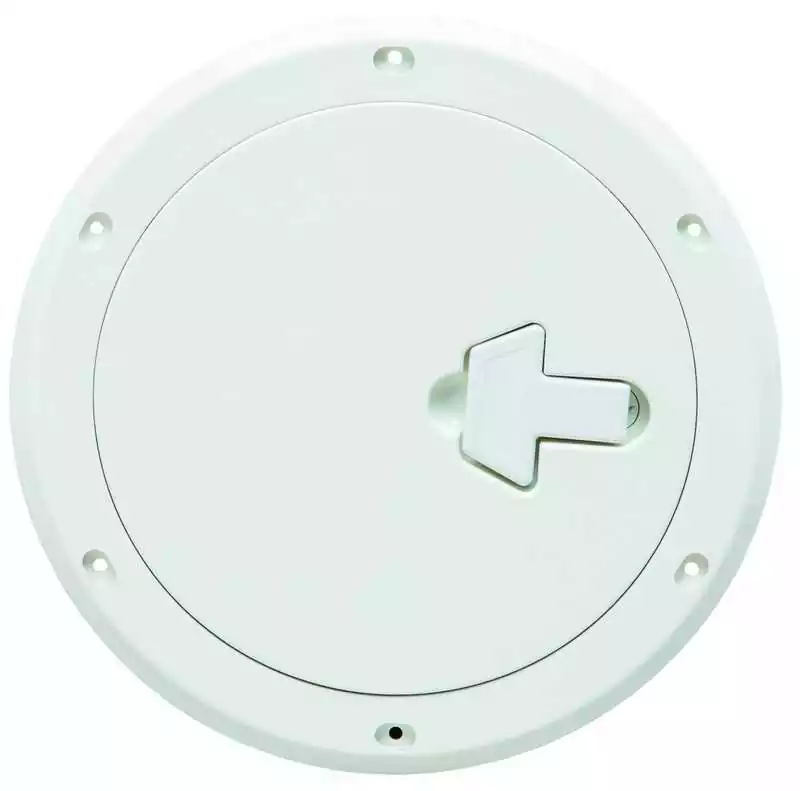 Trappe inspection diamètre extérieur 265mm intérieur 185 mm en ABS blanc