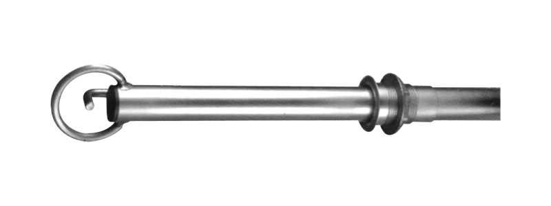 Potence ski nautique tube inox 120cm diamètre 40mm et support de pont