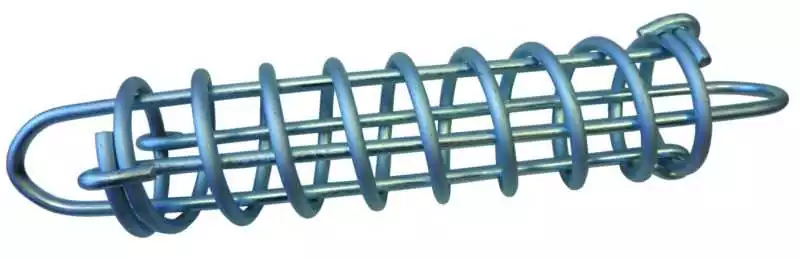 Ressort de mouillage acier galvanisé fil 5mm Longueur 320 mm charge 100 kg