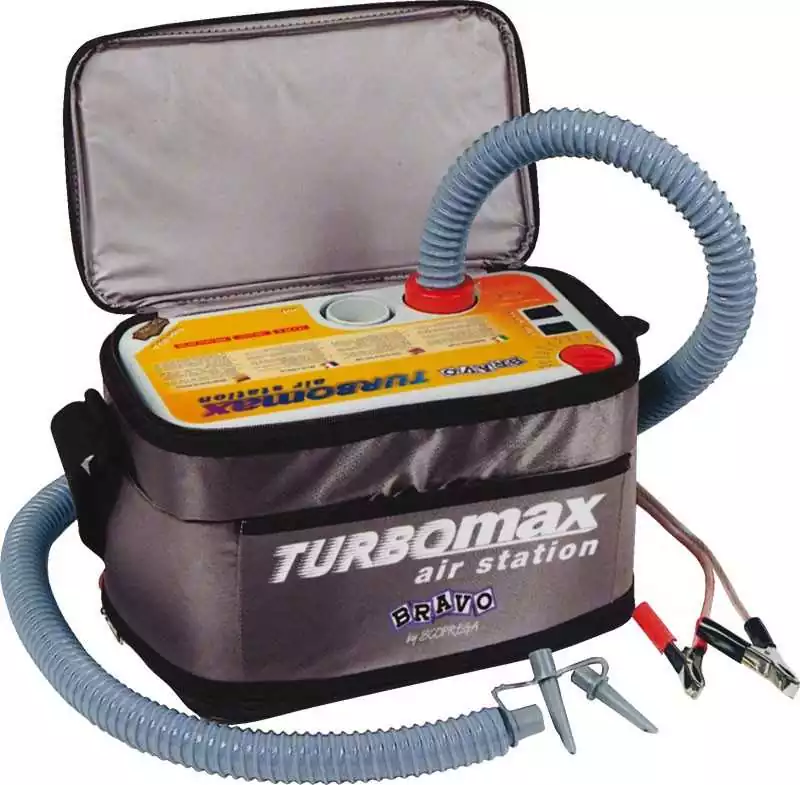 Gonfleur électrique Turbomax capacité de 1000L/min 12v - 50A Gonfleur électrique Turbomax capacité de 1000L/min 12v - 50A