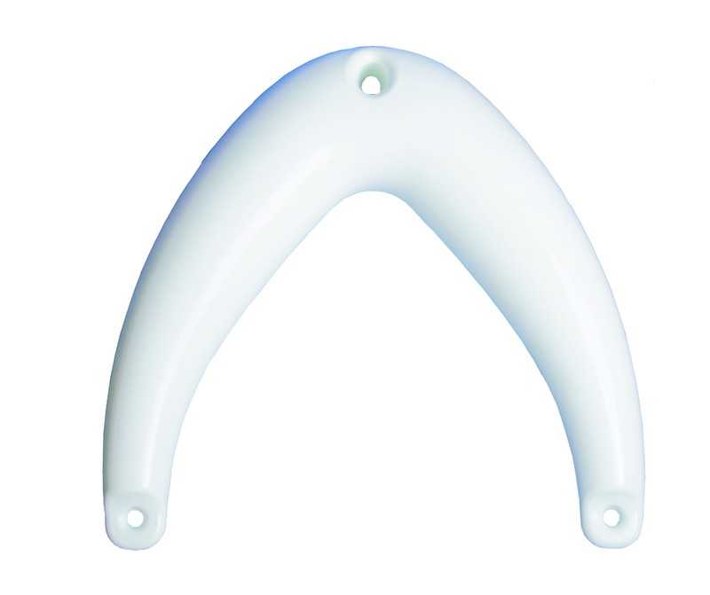 Défense d'étrave blanc Petit Modèle Larg intérieure 30 cm Haut intérieure 25 cm
