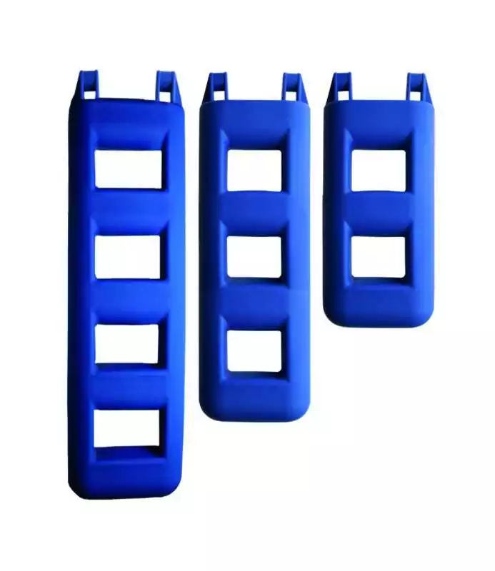Pare-battage échelle 2 marches Bleu Navy Dimensions 25 x 12 x 55 cm 