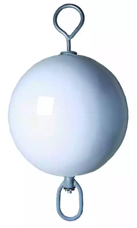 Bouée de corps mort PVC souple Blanc 40 x 80 cm Flottabilité 29 L