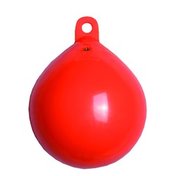Flotteur Orange gonflable 1 oeil diamètre 15 x 21 cm 2 litres
