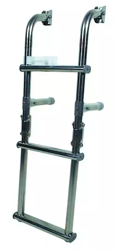 Echelle de bain inox 3 marches Dimension ouverte 23 x 74 cm
